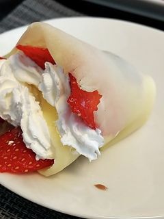 米粉のもっちりクレープ 苺チョコ味-レシピのメイン写真