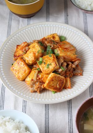 満腹&節約!【豚キムチ】豆腐入り-レシピのメイン写真