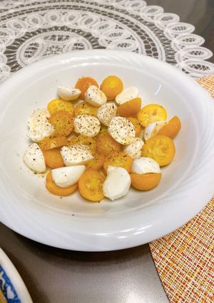 春のきんかんカプレーゼ-レシピのメイン写真