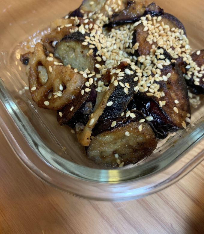 茄子とレンコンの甘酢炒め by にこぷく 【クックパッド】 簡単おいしい