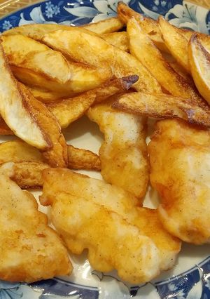 米粉活用のフィッシュ&チップス-レシピのメイン写真