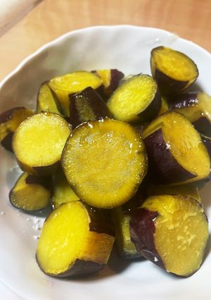 我が家の簡単さつまいも煮-レシピのメイン写真