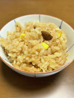 挽肉とコーンの炊き込みご飯-レシピのメイン写真