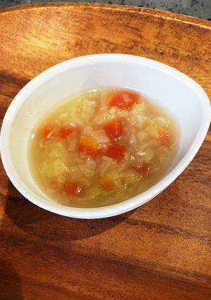玉ねぎだしのミックス野菜味噌汁　離乳食-レシピのメイン写真
