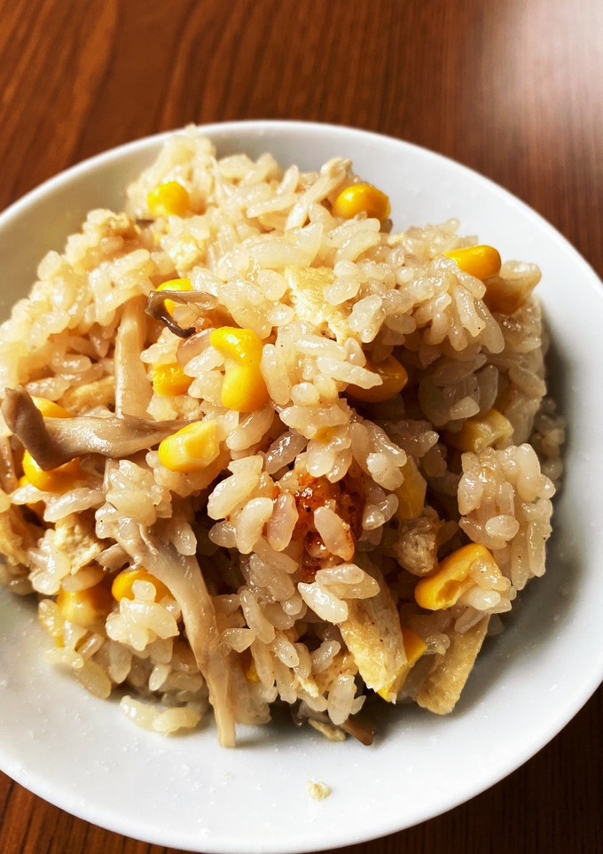 舞茸とコーンの炊き込みご飯♡-レシピのメイン写真