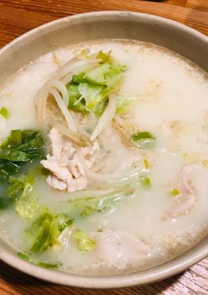 身体に優しい⭐︎とんこつ風ラーメン-レシピのメイン写真