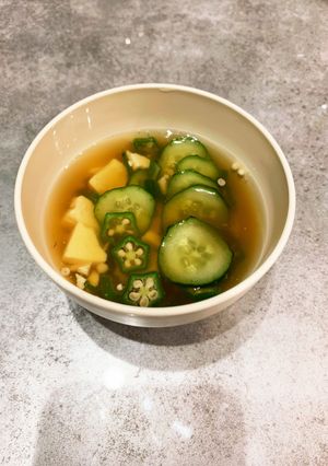 オクラの冷やとろ-レシピのメイン写真