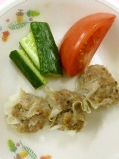 蒸し焼売@つくば市幼児食-レシピのメイン写真
