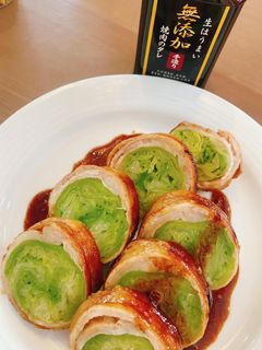 無添加焼肉生だれで作る肉巻き春キャベツ-レシピのメイン写真