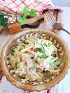 レンジで♪もやしとツナのチリマヨサラダ-レシピのメイン写真