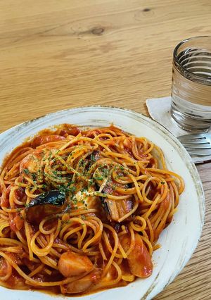 【業スー】トマトソースでワンパンパスタ♪-レシピのメイン写真