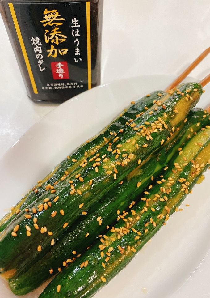 焼肉の生タレで作る きゅうりの一本漬け-レシピのメイン写真