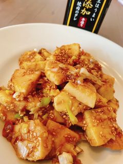 焼肉生だれでやみつきガーリック春たけのこ-レシピのメイン写真