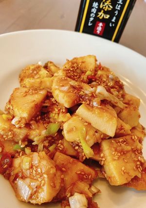 焼肉生だれでやみつきガーリック春たけのこ-レシピのメイン写真