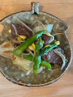 アスパラと牛肉の醤油麹甘辛炒め-レシピのメイン写真