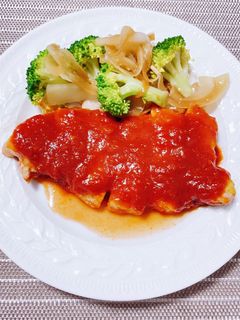 ゆず香る♡豚肉のトマトソース煮-レシピのメイン写真