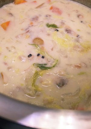 ホットクックで無水クラムチャウダー-レシピのメイン写真