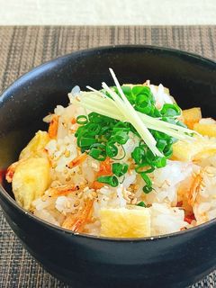 お揚げと桜えびの混ぜご飯-レシピのメイン写真