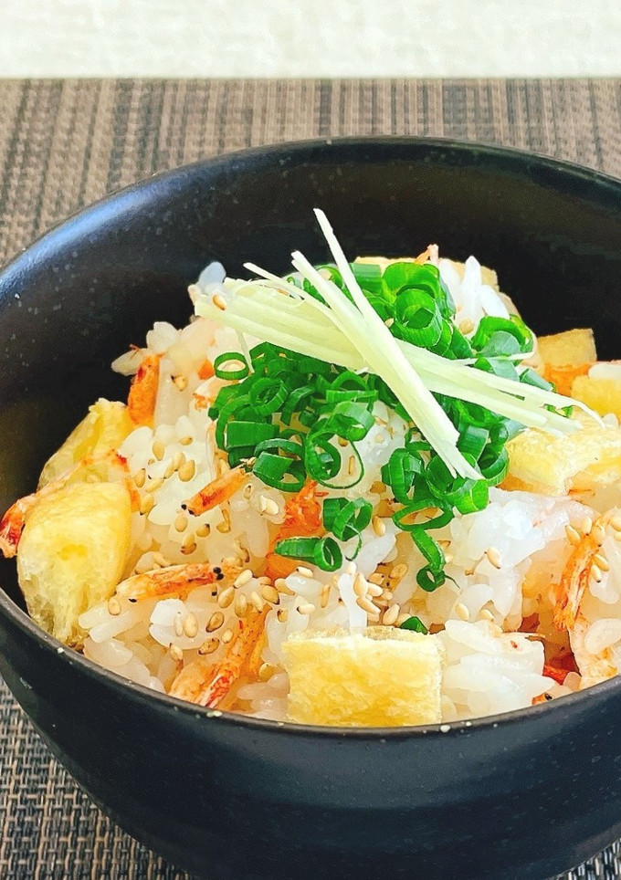 お揚げと桜えびの混ぜご飯-レシピのメイン写真