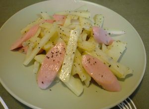 ジャガイモと魚肉ソーセージ炒め-レシピのメイン写真