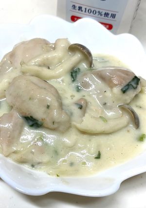 【簡単】チキンのミルク煮-レシピのメイン写真
