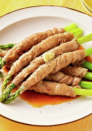 レンジで!アスパラの肉巻き-レシピのメイン写真