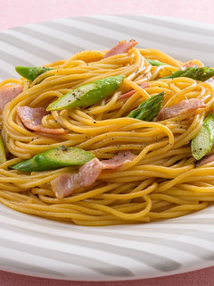 アスパラとベーコンのバターぽんパスタ-レシピのメイン写真