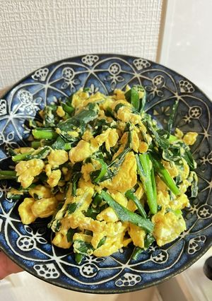 夜ご飯にもう1品！ニラ玉♪-レシピのメイン写真