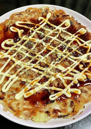 米粉でヘルシーお好み焼き(◜ᴗ◝ )✨-レシピのメイン写真
