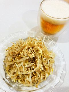 もやしのナムル♪パパおつまみ!ビール用♪-レシピのメイン写真