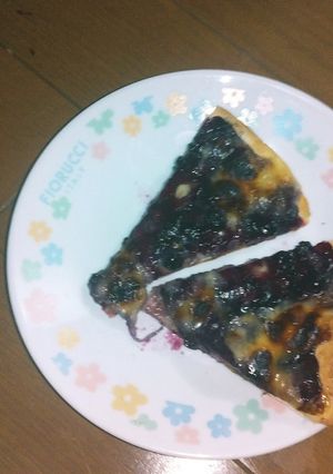 【男飯】旨ブルーベリーピッツァ-レシピのメイン写真