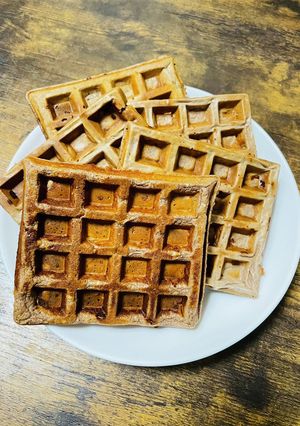 簡単!プロテインワッフル-レシピのメイン写真