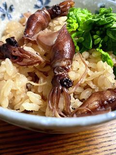 ボイル・ホタルイカの・炊き込みご飯-レシピのメイン写真