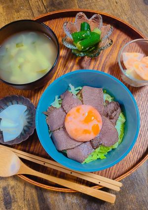 子供が大好きなローストビーフ丼用の甘ダレ-レシピのメイン写真