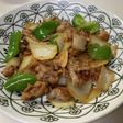 豚肉・ピーマン・玉ねぎの生姜炒め