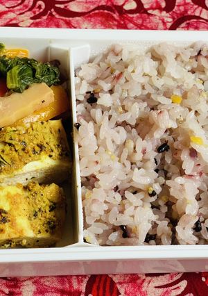 鶏胸肉と春野菜の塩麹炒め弁当-レシピのメイン写真