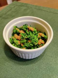 のらぼう菜と納豆のナムル-レシピのメイン写真