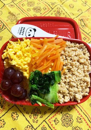 4/4よっちゃんそぼろ弁当-レシピのメイン写真