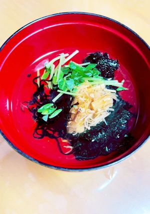 超簡単！塩昆布となめ茸のおすまし-レシピのメイン写真
