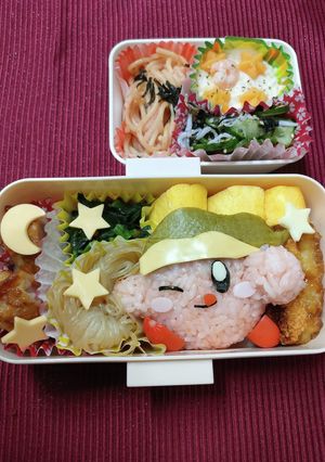 ソードカービィ弁当☆カービィキャラ弁-レシピのメイン写真
