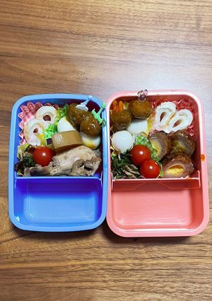 4/4 弁当 たまごミートボール　-レシピのメイン写真