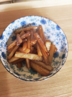 大根の皮でメンマ-レシピのメイン写真