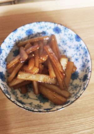 大根の皮でメンマ-レシピのメイン写真