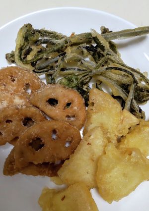 蓮根♪と筍の唐揚げ～-レシピのメイン写真