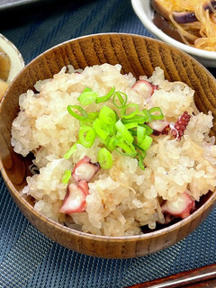 低タンパク/コリっと食感たこの炊込みご飯-レシピのメイン写真