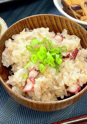 低タンパク/コリっと食感たこの炊込みご飯-レシピのメイン写真