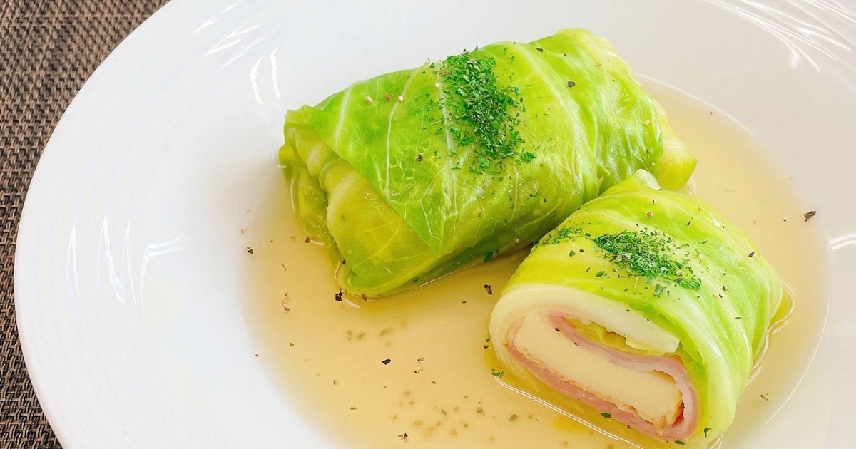 絹厚揚げのロールキャベツ風 by 相模屋 【クックパッド】 簡単おいしい