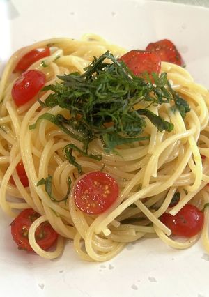 トマトと大葉の冷製パスタ-レシピのメイン写真
