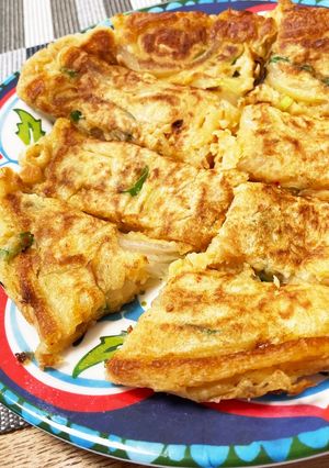 節約！お好み焼き粉でチヂミ-レシピのメイン写真