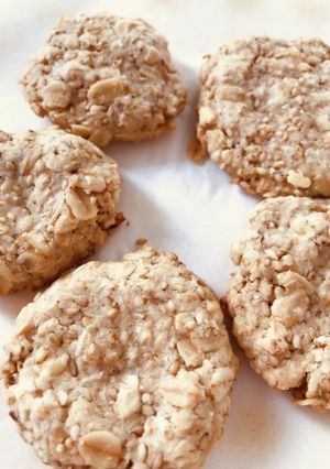 オートミール胡麻塩クッキー-レシピのメイン写真